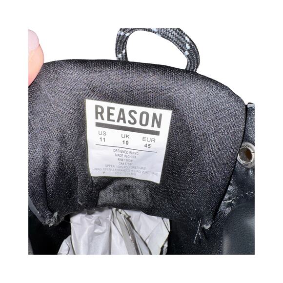 Reason x Malcolm‎ X Graphic Combat Boots NWOT Size 11 / EUR 45 main image 5